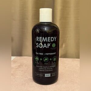 Natural Remedy Tea Tree & Peppermint Foot and Body Soap 12 fl oz.
